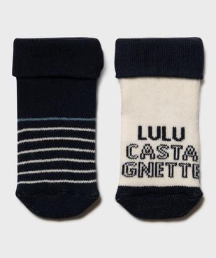 Bottons en maille bouclette bébé garçon (lot de 2) - LuluCastagnette vue1 - LULUCASTAGNETTE - GEMO