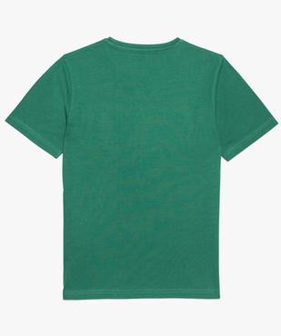 Tee-shirt garçon à manches courtes avec inscription sur l'avant vue2 - GEMO (JUNIOR) - GEMO