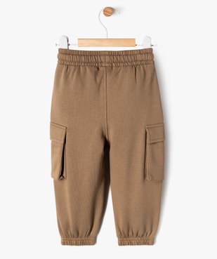 Pantalon en maille coupe cargo bébé garçon vue3 - GEMO(BEBE DEBT) - GEMO