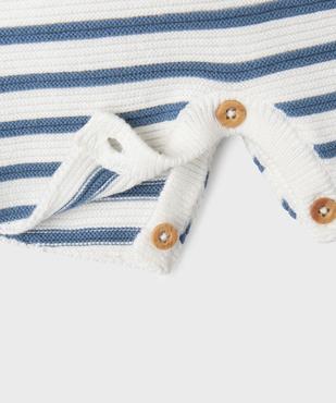 Ensemble 2 pièces bébé garçon salopette en maille et body - LuluCastagnette vue3 - LULUCASTAGNETTE - GEMO