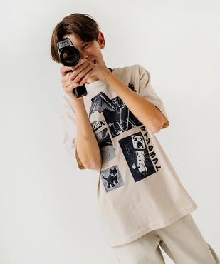 Tee-shirt manches courtes imprimé garçon - Minecraft vue1 - MINECRAFT - GEMO