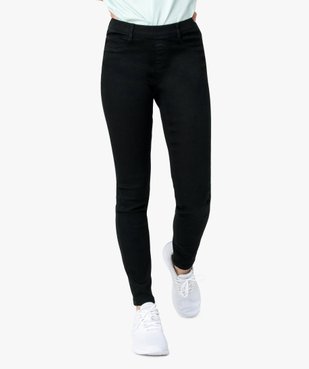 Jegging femme coloris uni vue1 - GEMO (JEAN) - GEMO