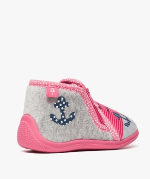 Chaussons bébé semelle intérieure cuir style marin - Absorba vue4 - ABSORBA - GEMO