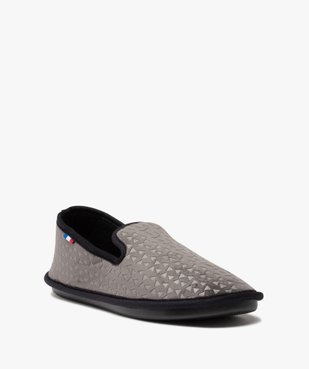 Chaussons homme en velours motifs graphiques - Goxo vue2 - GOXO - GEMO