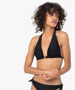 Haut de maillot de bain femme forme triangle vue1 - GEMO 4G FEMME - GEMO