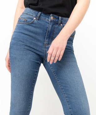 Jean femme coupe skinny taille haute vue6 - GEMO 4G FEMME - GEMO