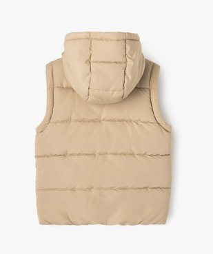 Blouson doublé polaire à capuche et manches amovibles garçon - LuluCastagnette vue5 - LULUCASTAGNETTE - GEMO