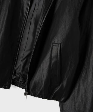 Veste courte à col chemise en cuir imitation femme vue3 - GEMO (JUNIOR) - GEMO