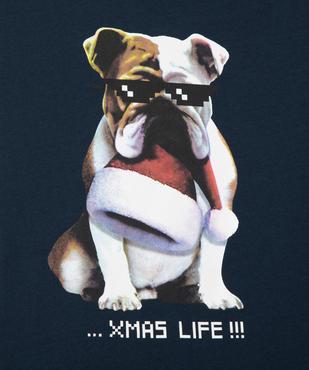 Tee-shirt imprimé Noël garçon vue2 - GEMO (JUNIOR) - GEMO