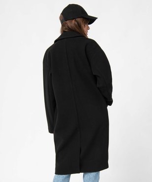 Manteau femme aspect drap de laine vue3 - GEMO(FEMME PAP) - GEMO