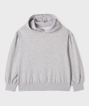 Sweat à capuche à motifs pois pailletés fille vue2 - GEMO (JUNIOR) - GEMO