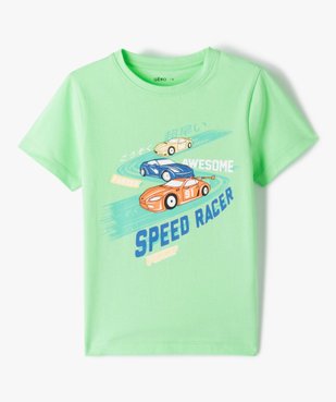 Tee-shirt garçon à manches courtes avec motifs vue1 - GEMO 4G GARCON - GEMO