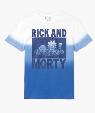 Tee-shirt homme à manches courtes imprimé - Rick & Morty vue4 - RICK ET MORTY - GEMO