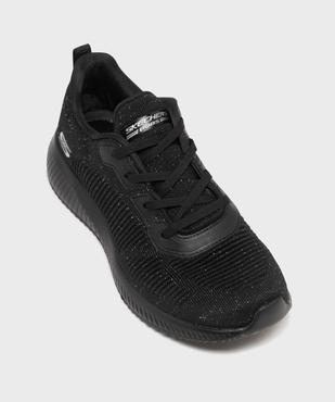 Baskets basses en mesh pailleté femme - Skechers vue5 - SKECHERS - GEMO