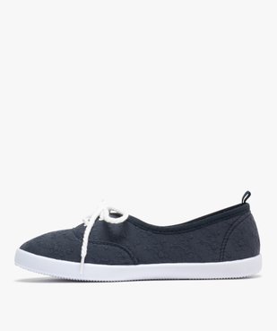 Ballerines en toile avec lacets cordelette femme - Valentina Baldano vue10 - VALENTINA BALDA - GEMO