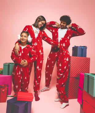 Combinaison pyjama zippée spéciale Noël homme vue2 - GEMO(HOMWR HOM) - GEMO