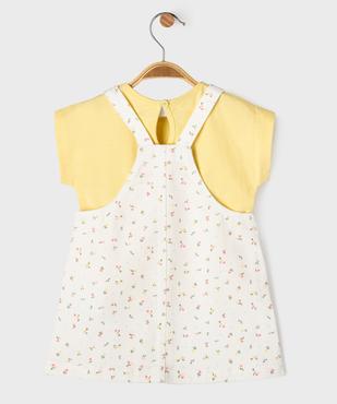 Ensemble 2 pièces robe + tee-shirt bébé fille vue10 - GEMO(BEBE DEBT) - GEMO