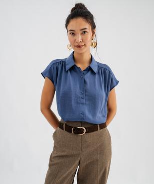 Chemise col chemise manches courtes femme vue4 - GEMO(FEMME PAP) - GEMO