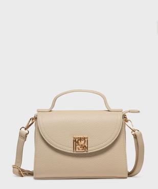 Sac à main grainé petit format femme vue1 - BESTINI - GEMO