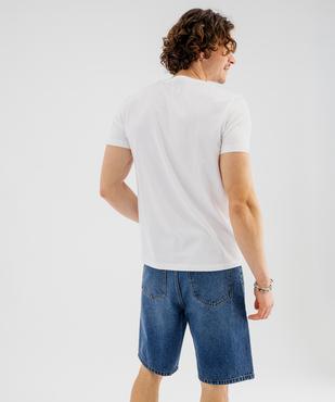 Tee-shirt à manches courtes en jersey de coton imprimé mixte  - LuluCastagnette et Alizée vue5 - LULU CASTAGNETTE G4G D - GEMO