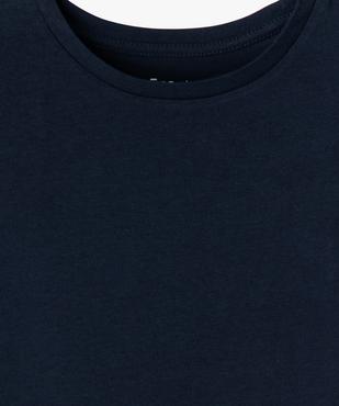 Tee-shirt manches courtes et col rond fille vue2 - GEMO 4G FILLE - GEMO