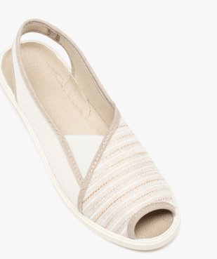 Chaussures femme spécial confort avec dessus en toile vue5 - GEMO(HOMWR FEM) - GEMO