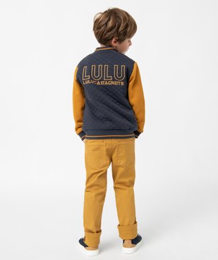 Sweat garçon zippé et matelassé - LuluCastagnette vue2 - LULUCASTAGNETTE - GEMO