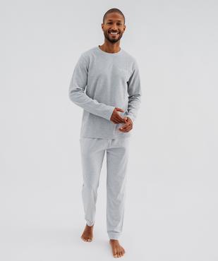 Pyjama long uni homme vue2 - GEMO(HOMWR HOM) - GEMO