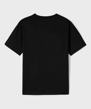 Tee-shirt manches courtes avec motif métallisé garçon vue3 - GEMO 4G GARCON - GEMO