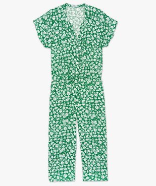 Combinaison femme à motifs fleuris vue4 - GEMO (G TAILLE) - GEMO