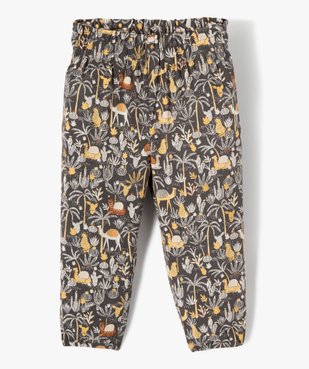 Pantalon bébé fille en maille fluide et légère imprimée vue1 - GEMO(BEBE DEBT) - GEMO