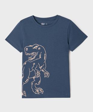 Tee-shirt manches courtes avec motif animal garçon vue1 - GEMO 4G GARCON - GEMO