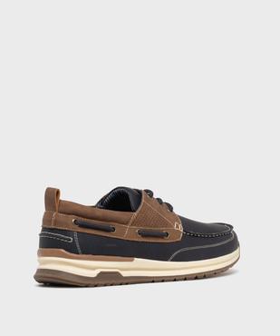 Chaussures bateau à lacets semelle sport homme - Urban Steps vue5 - URBAN STEPS - GEMO