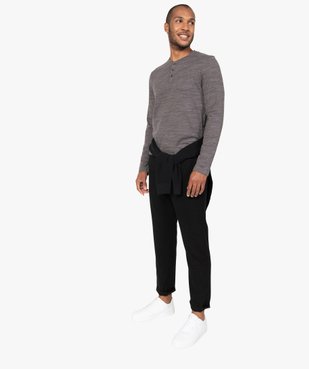 Pantalon homme en maille milano à taille élastiquée vue5 - Nikesneakers (HOMME) - Nikesneakers