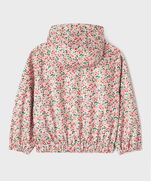 Blouson imperméable à capuche imprimé fille vue6 - GEMO (ENFANT) - GEMO