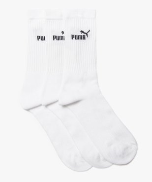 Chaussettes de sport tige haute en coton doux homme - Puma (lot de 3) vue1 - PUMA - GEMO