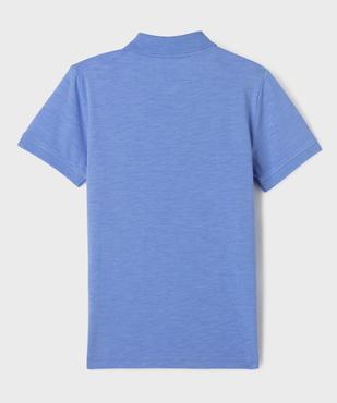 Polo manches courtes brodé garçon vue3 - GEMO (ENFANT) - GEMO