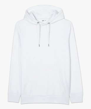 Sweat homme à capuche avec poche kangourou vue4 - GEMO (HOMME) - GEMO
