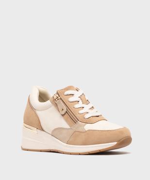 Baskets jogger à talon compensé femme - Valentina Baldano vue2 - VALENTINA BALDA - GEMO