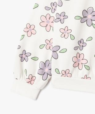 Sweat à col rond avec intérieur molletonné fille vue2 - GEMO 4G FILLE - GEMO