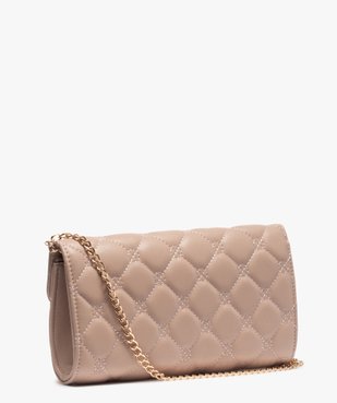 Sac femme forme besace capitonné vue2 - GEMO (ACCESS) - GEMO