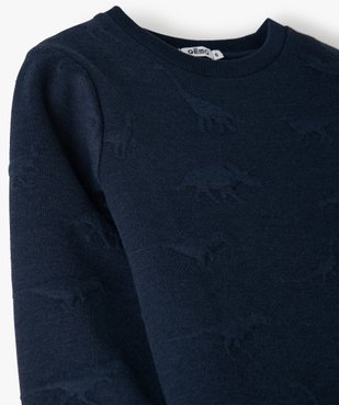 Sweat garçon avec motifs en relief vue2 - GEMO (ENFANT) - GEMO