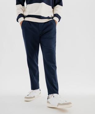 Pantalon en toile avec taille ajustable homme vue2 - GEMO 4G HOMME - GEMO