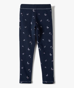 Leggings de sport fille avec surpiqûres pailletées vue3 - GEMO (ENFANT) - GEMO
