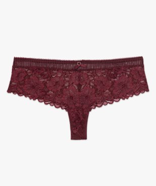 Shorty femme en dentelle avec petit anneau à la taille vue4 - GEMO(HOMWR FEM) - GEMO