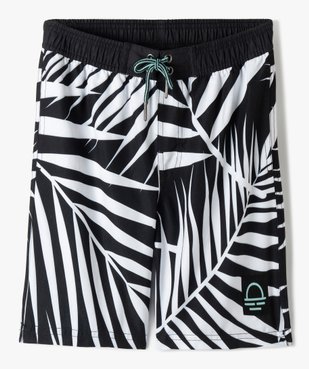 Short de bain garçon imprimé feuillage vue1 - GEMO (JUNIOR) - GEMO