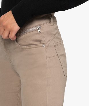 Pantalon femme coupe slim effet push-up vue2 - GEMO(FEMME PAP) - GEMO