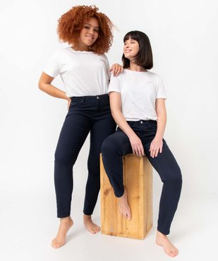 Pantalon femme coupe Slim taille normale vue6 - GEMO 4G FEMME - GEMO
