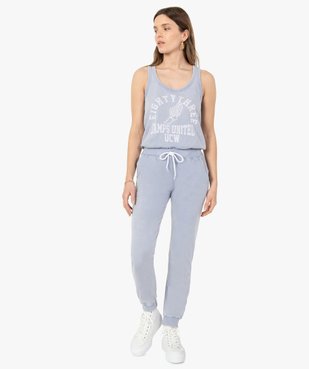 Combinaison pantalon femme en maille - Camps United vue1 - CAMPS UNITED - GEMO