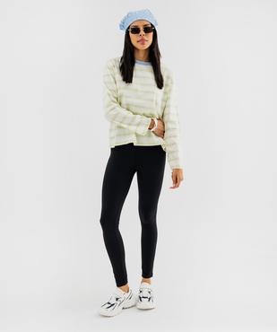 Legging de sport taille haute femme vue6 - GEMO(FEMME PAP) - GEMO